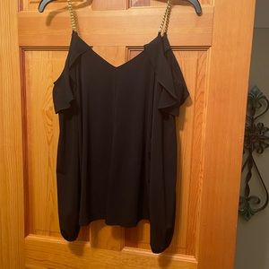 Micheal Kors chain shoulder top Size XS